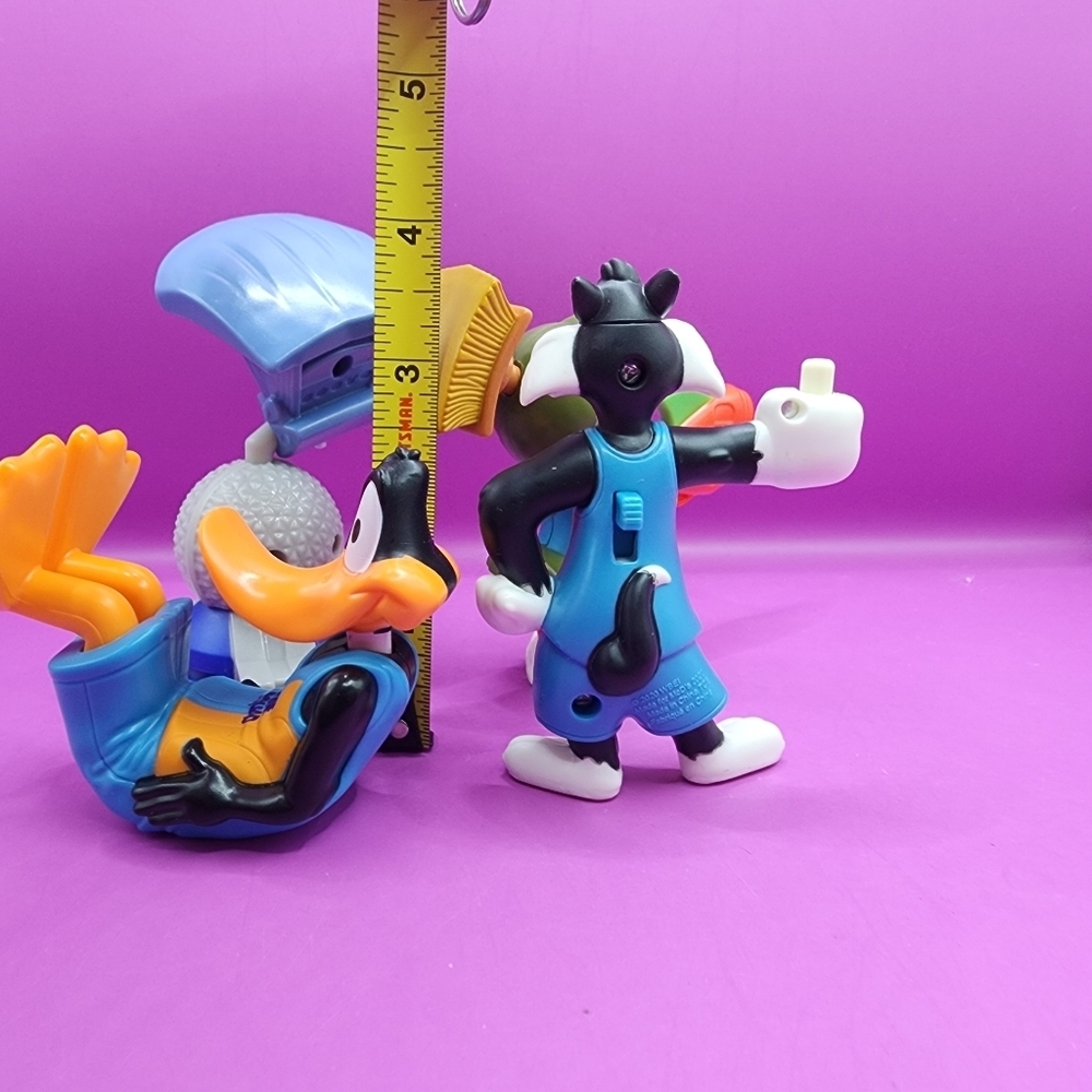 Disney Looney Tunes McDonald's Lot Marvin Martian Daffy Duck Sylvester - Picture 4 of 5